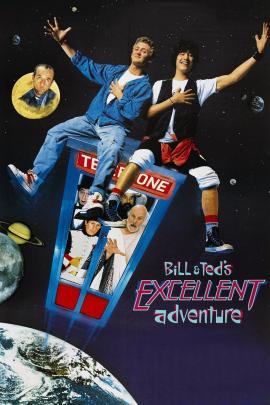 Bill & Ted's Excellent Adventure 1989 movie poster