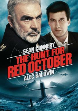 The Hunt for Red October 1990 movie poster