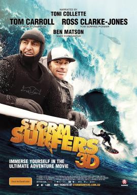 Storm Surfers 3D 2012 movie poster