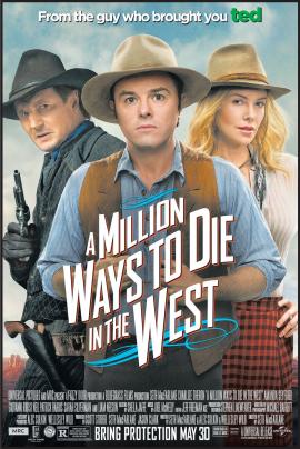 A Million Ways to Die in the West 2014 movie poster