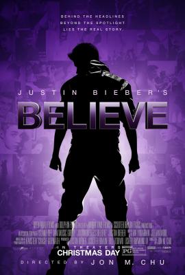 Justin Bieber's Believe 2013 movie poster